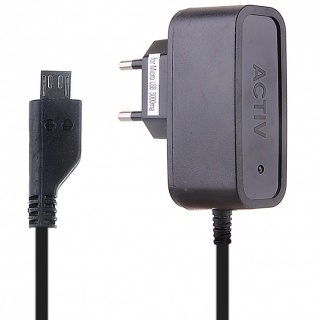ЗУ сетевое Activ micro USB (1000 mA) Euro Pack

