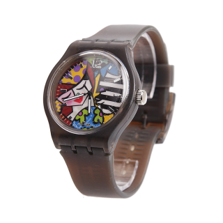 Часы наручные - JX024 (черный) с силиконовым ремешком