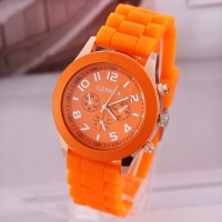 Часы наручные Geneva Classic (оранжевый)


