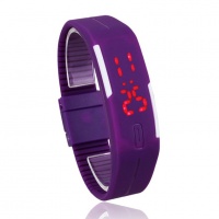 Часы наручные LED Watch Fit (фиолетовый)

