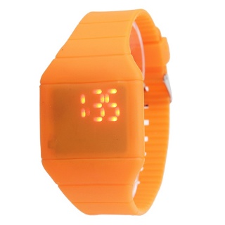 Часы наручные LED Watch Sport (2) (оранжевый)

