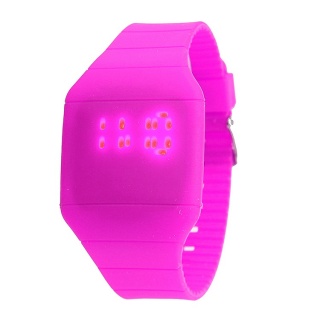 Часы наручные LED Watch Sport (2) (пурпурный)

