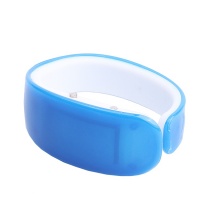 Часы наручные LED Watch пластиковый браслет (синий)

