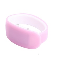 Часы наручные LED Watch пластиковый браслет (розовый)

