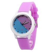 Часы наручные Vikec 636 силиконовым ремешком (фиолетовый)

