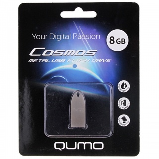 Флэш накопитель USB 8 Гб Qumo Cosmos (темный)

