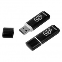 Флэш накопитель USB 8 Гб Smart Buy Click (черный)


