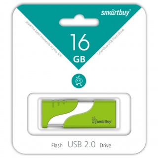 Флэш накопитель USB 16 Гб Smart Buy Hatch (зеленый)

