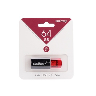Флэш накопитель USB 64 Гб Smart Buy Click (черный)

