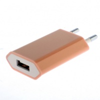 Сетевой адаптер - СЗУ-USB для Apple iPhone 4 1100 mA (розовый)

